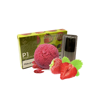Картридж Elf Bar P1 Strawberry Ice Cream (Полуничне Морозиво)