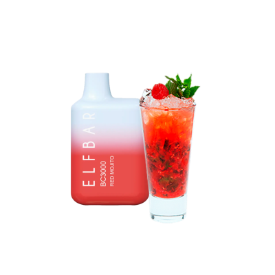 Elf Bar BC3000 Red Mojito (Мохито Малина) Одноразовый POD