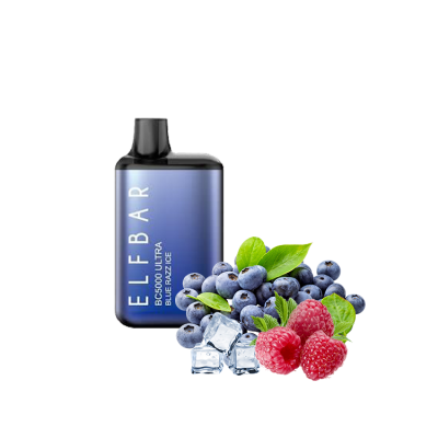 Elf Bar ULTRA BС5000 Blue Razz Ice (Блакитний Лимонад Айс) Одноразовий POD