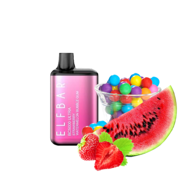 Elf Bar ULTRA BС5000 Strawberry Watermelon Bubble Gum (Полуниця Кавун Бабл-Гам) Одноразовий POD