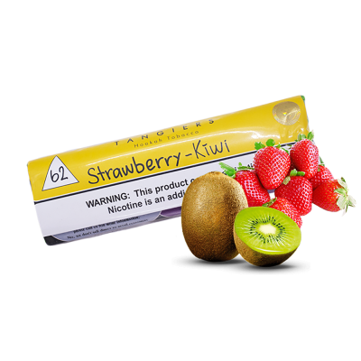 Тютюн Tangiers Noir №62 Strawberry Kiwi (Полуниця Ківі, 250 г)
