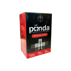 Кокосове вугілля для кальяну Panda Black (1 кг, 72 шт, р25)