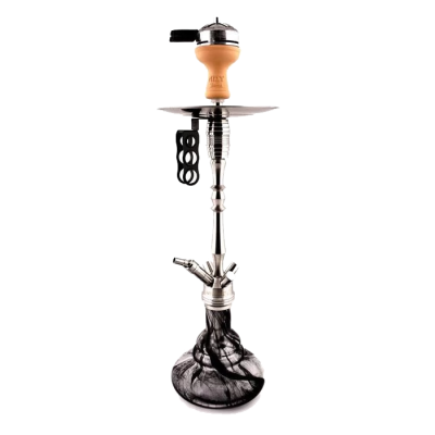 Кальян Amy SS 07 Black (чёрный, полный комплект)