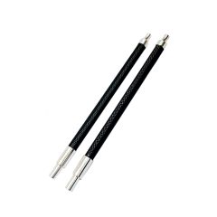 Мундштук для кальяну зі шкіри Khmara Corium Perforation (Чорний)