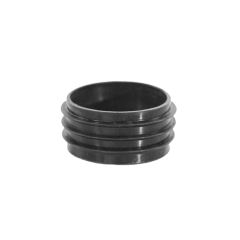 Силіконовий ущільнювач для колби Black (Маленький, чорний, без спідниці)