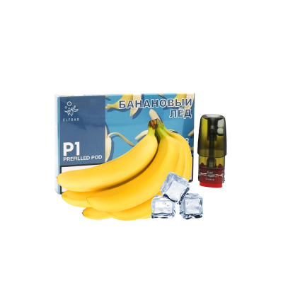 Картридж Elf Bar P1 Banana ice (Банан Льод)