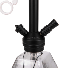 Кальян Amy Deluxe 652 Black (чорний, повний комплект)