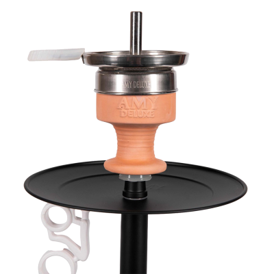 Кальян Amy Deluxe 652 Black (чорний, повний комплект)