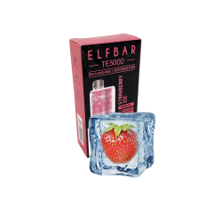 Elf Bar TE5000 Strawberry Ice (Полуниця Льод) Одноразовий POD