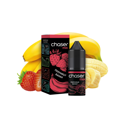 Жидкость Chaser Strawberry Banana (Клубника Банан, 50 мг, 10 мл)
