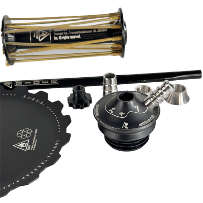 Кальян Trumpet Hookah Rider Black (чёрный, базовый комплект) Кальян Trumpet Hookah Rider Black (чёрный, базовый комплект)