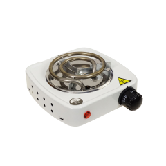 Електроплита, електропіч для вугілля 500W (Білий)