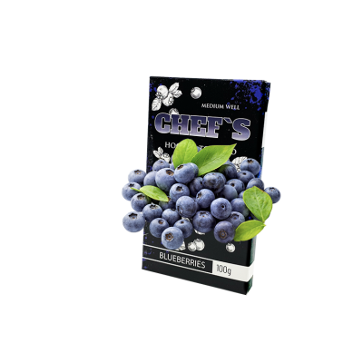 Тютюн Chefs Blueberry (Чорниця, 100 г)