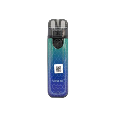 Smok Novo 4 Mini 900 Green Blue Cobra (Зелено-Синій, з картриджем) Багаторазовий POD