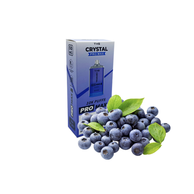 The Crystal Pro Max 10000 Blueberry (Чорниця) Одноразовий POD