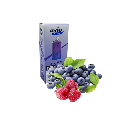 The Crystal Pro Max 10000 Blueberry Sour Raspberry (Чорниця Кисла Малина) Одноразовий POD