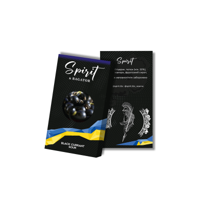 Тютюн Spirit Bagator Black Currant Sour (Кисла смородина, 40 г)