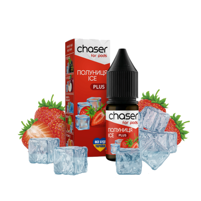 Жидкость Chaser Strawberry Ice Plus (Клубника Лёд, 50 мг, 10 мл)