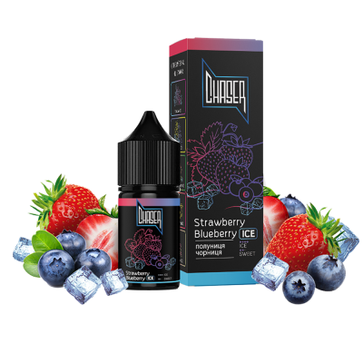 Рідина Chaser Black Strawberry Blueberry Ice (Полуниця Чорниця Лід, 50 мг, 30 мл)