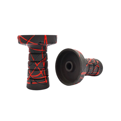 Глиняна чаша Gusto Bowls Harmony Black Glaze Black Red (червоно-чорне поливання)