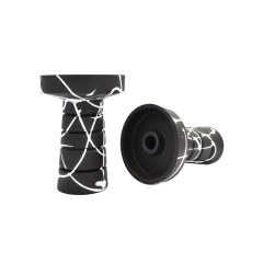 Глиняна чаша Gusto Bowls Harmony Black Glaze White (біле поливання)