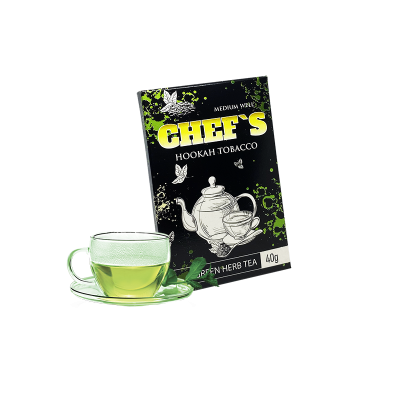 Тютюн Chefs Green herb tea (трав'яний чай, 40 г)