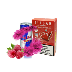 Elf Bar Pi9000 Raspberry elfbull (Распберрі ельфбулл) Одноразовий POD