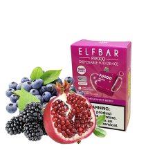 Elf Bar Pi9000 Pomegranate berry (Гранат Ягоди) Одноразовий POD