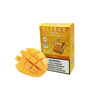 Elf Bar Pi9000 Mango (Манго) Одноразовый POD 20287 Elf Bar Pi9000 Mango (Манго) Одноразовый POD