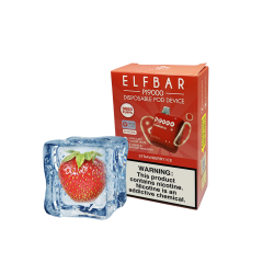Elf Bar Pi9000 Strawberry ice (Полуниця Лід) Одноразовий POD