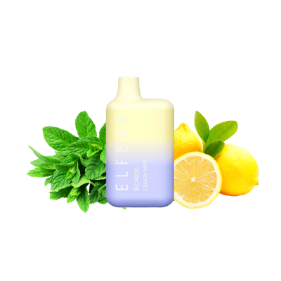 Elf Bar ВС4000 Lemon Mint (Лимон М'ята) Одноразовий POD