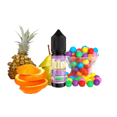 Рідина Juni Salt Fruit Gum (Фруктова Жуйка, 50 мг, 15 мл)