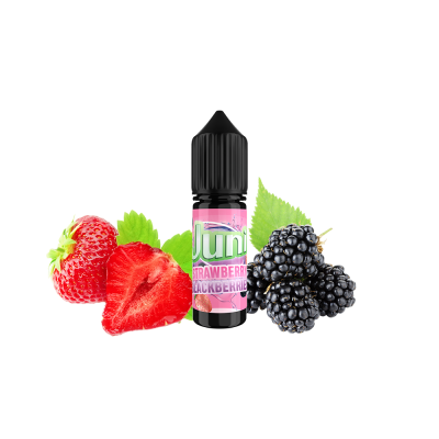 Рідина Juni Salt Strawberry Blackberries (Полуниця Ожина, 50 мг, 15 мл)
