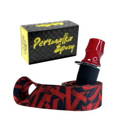 Персональний мундштук Personalka Epoxy Onyx v2 (Червоний)