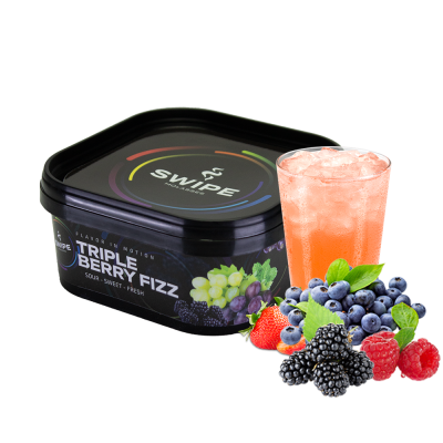 Кальянна суміш Swipe Tripple Berry Fizz (Ягідна шипучка, 250 г)