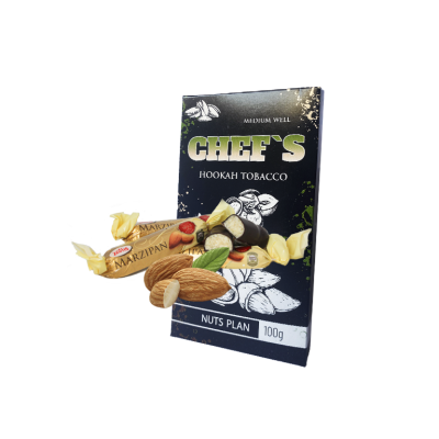 Тютюн Chefs Nuts Plan (Марципан Горіхи, 100 г)