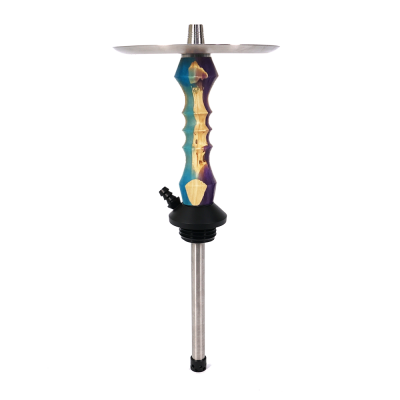 Кальян Drago Wood Epox Violet Blue (фіолетовий, базовий комплект)