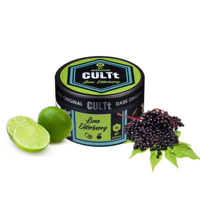 Тютюн CULTt Medium M87 Lime Elderberry (Лайм Бузина, 100 г)