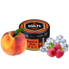 Тютюн CULTt Medium M101 Raspberry Peach (Малина Персик Лід, 100 г)