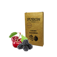 Тютюн Fusion Medium Cherry Blackberry (Вишня Ожина, 100 г)