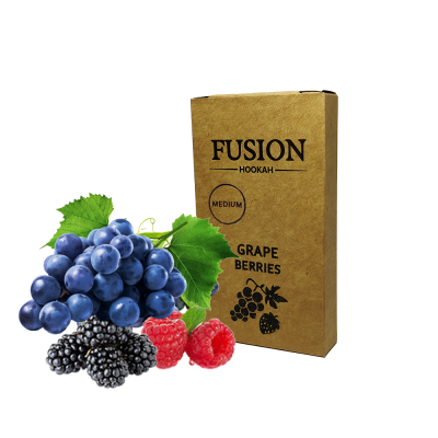 Табак Fusion Medium Grape Berries (Виноград Ягоды, 100 г)