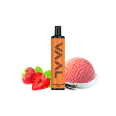 VAAL 1500 Strawberry ice cream (Полуничне Морозиво) Одноразовий POD