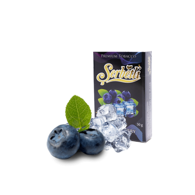 Тютюн Serbetli Ice Blueberry (Чорниця Лід, 50 г)