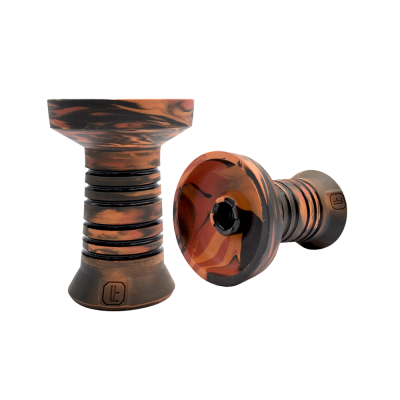 Глиняна чаша Lavart Caldera Inferno (помаранчевий із червоним)