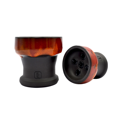 Глиняна чаша Lavart Nedra Flame (помаранчевий з червоним)