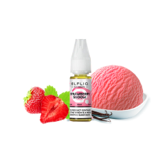 Рідина Elfliq Strawberry snow (Полуничне Морозиво, 50 мг, 10 мл)
