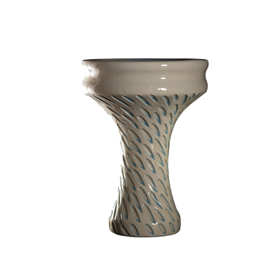 Глиняна чаша Etna Katana Cut White (Білий)