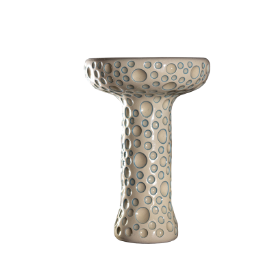 Глиняна чаша Etna Phunnel Dot White (Білий)