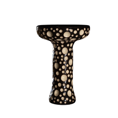 Глиняна чаша Etna Phunnel Dot Black (Чорний)