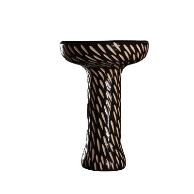 Глиняная чаша Etna Phunnel Cut Black (Чёрный)